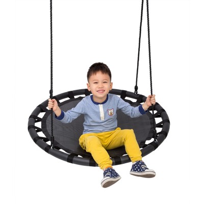 High quality secure saucer nest garden swing chair  wholesale for kids