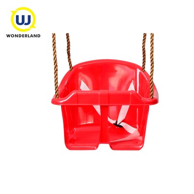 Outdoor infant plastic cheap swing sets suitable for 0-3 kids