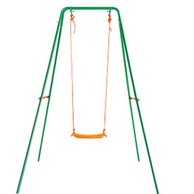 Heavy duty metal kids playground patio swing set with strong frame