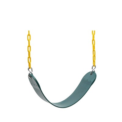 Kids rubber swing sling with seats garden outdoor hanging