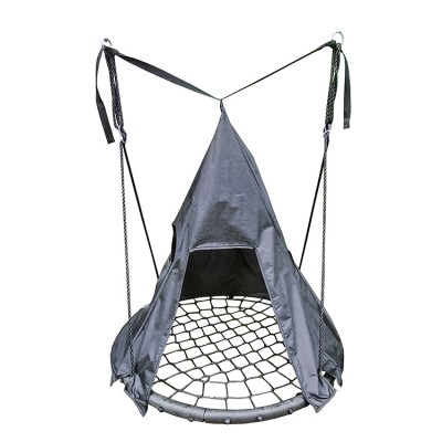 Heavy duty fabric hanging swing tent for children