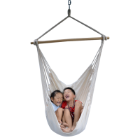 Fabric portable swing large indoor hanging hammock chair room canvas cushion